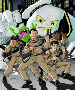 Ghostbusters Animated Serie paint by numbers