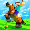 Horseman Minecraft paint by numbers