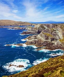 Ireland Ring Of Kerry Cliffs paint by numbers