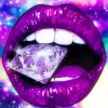 Lips With Diamond Paint by numbers