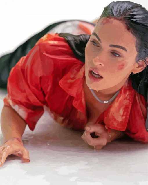 megan fox Till death paint by numbers