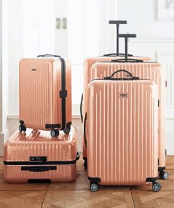 Pink Suitcases paint by numbers