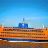 Staten Island Ferry Hoboken paint by numbers