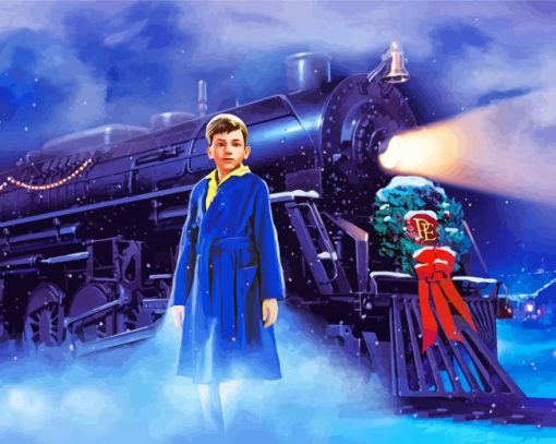 The Polar Express Character Paint by numbers