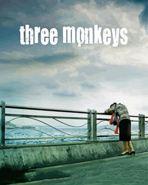 Three Monkeys Movie paint by numbers