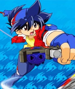 Tyson Beyblade paint by numbers