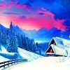 Beautiful Winter Scene paint by numbers