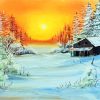Winter Scene Remegio Onia paint by numbers
