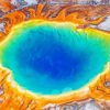 Yellowstone park paint by numbers