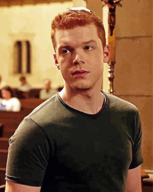 American Actor Cameron Monaghan paint by numbers