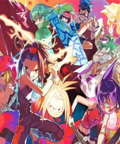 Anime Shaman King paint by numbers