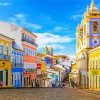 Bahia Colorful Houses paint by numbers