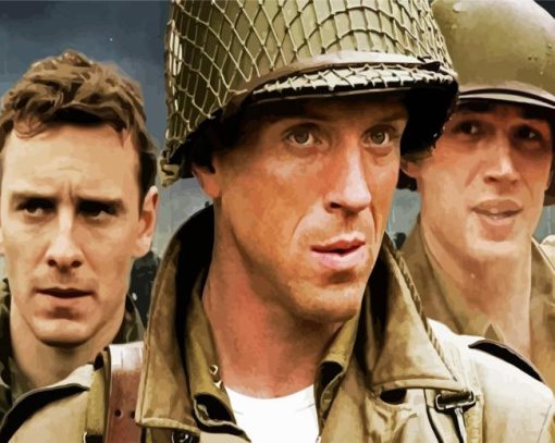 Band of brothers movie characters paint by number