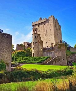 Blarney Castle And Tower paint by numbers