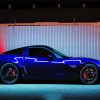 Blue corvette chevrolet car paint by numbers