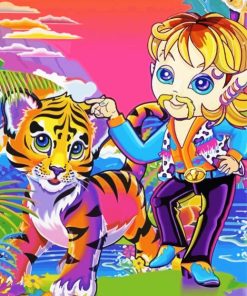 Cartoon Tiger King paint by numbers