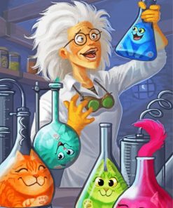 Chemist Scientist Paint by numbers