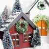 Christmas Birdhouse Farm paint by numbers