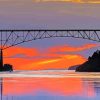 Deception Pass Sunset paint by numbers