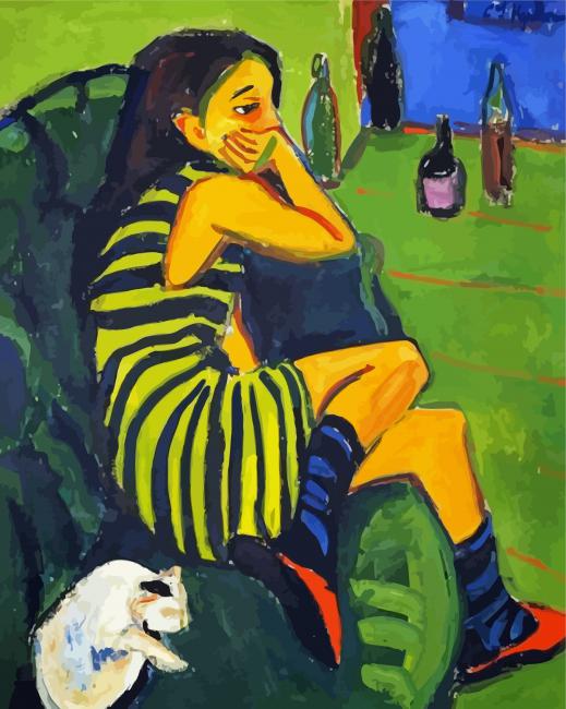 Ernst Ludwig Kirchner paint by numbers