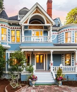 Palo Alto Vintage House paint by numbers