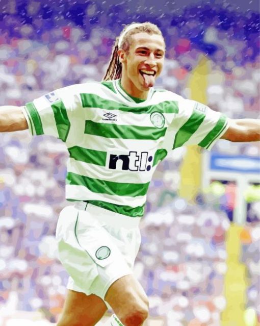 Henrik Larsson Swedish Football Coach paint by numbers