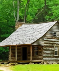 Historical Site In Cades Cove paint by numbers