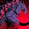 Illustration Shin Godzilla paint by numbers