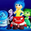 Inside Out Cartoon and Animation paint by numbers