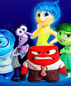 Inside Out Cartoon and Animation paint by numbers