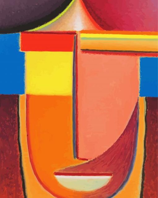 Jawlensky Tete Abstract Karma paint by numbers