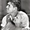 Monochrome Jean Harlow And Clark Gable paint by numbers