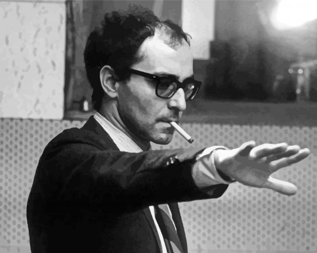Jean Luc Godard Producer paint by numbers