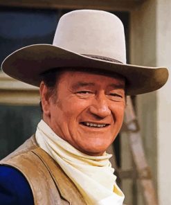 John Wayne Actor paint by numbers
