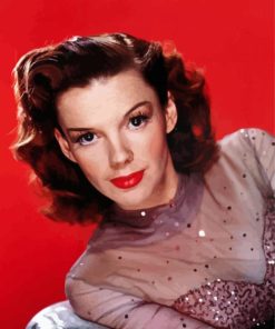 Judy Garland American Actress paint by numbers