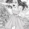 Junji Ito Scary Manga Art paint by numbers