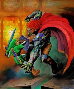 Link And Ganondorf paint by numbers