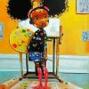 Little Black Girl paint by numbers