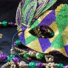 Mardi Gras Festival Mask pint by numbers