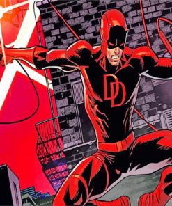 Marvel Daredevil paint by numbers