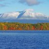 Mountain Katahdin paint by numbers