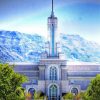 Mount Timpanogos Temple building paint by numbers