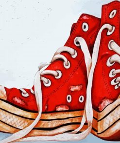 Old Red Shoes paint by numbers