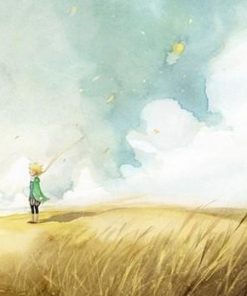 Little Prince in Wheat Field paint by numbers