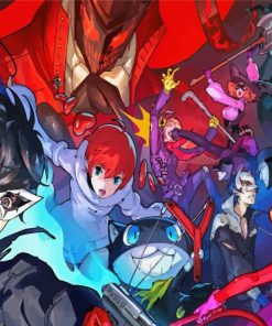Persona 5 Video Game paint by numbers