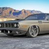Plymouth Barracuda Car paint by numbers