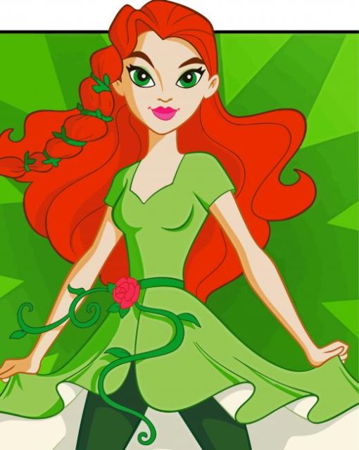 Poison Ivy Animation paint by numbers