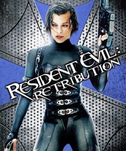 Resident evil video game character paint by number