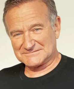Robin Williams actor paint by numbers