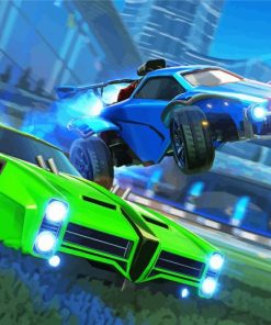 Rocket League Cars paint by numbers